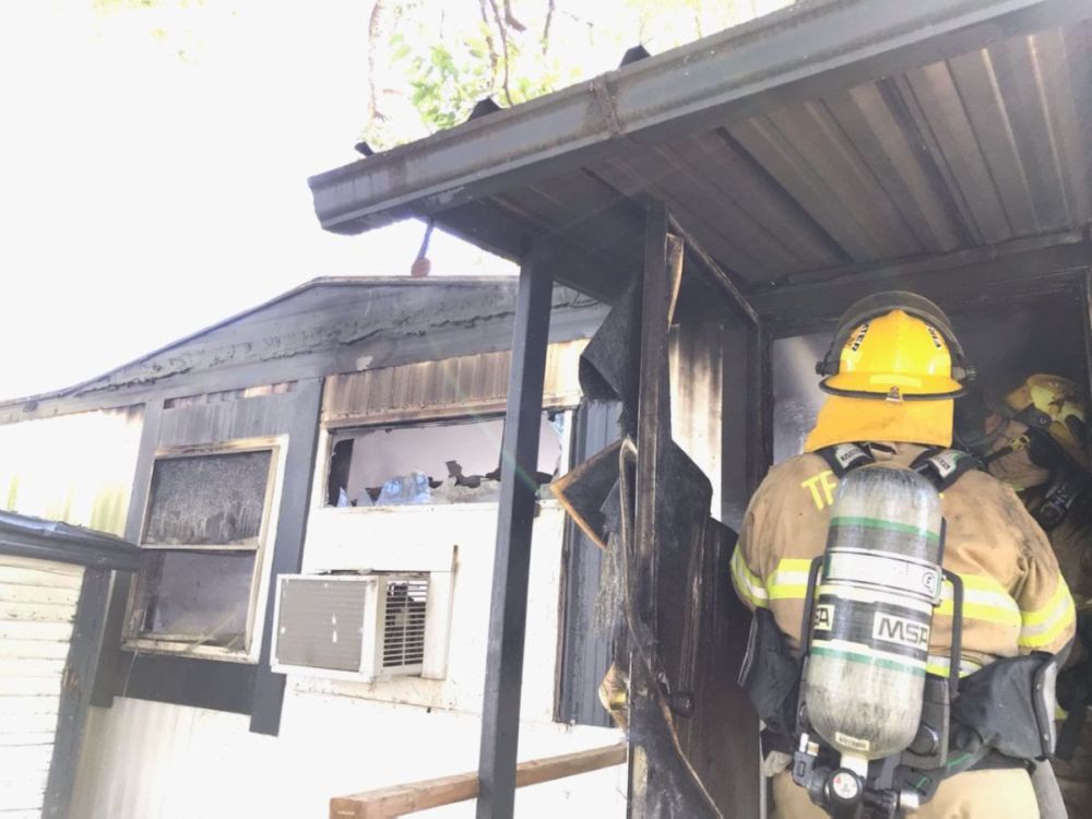 Temple mobile home fire